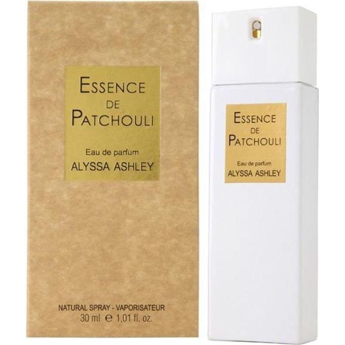 Parfum Femme - ALYSSA ASHLEY - ESSENCE DE PATCHOULI - Boisé - Vaporisateur 30 Ml