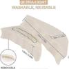 4 Pairs Toe Filler Inserts Adjustable Toe Plug Reusable Shoe Filler For Too Big Shoes For Women Men Unisex Pumps Flats Sneakers - Black + Beige