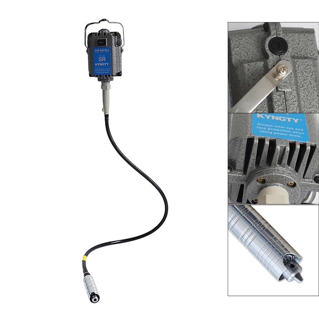 Flex Shaft Grinder Carver Rotary Tools Hanging Electric Grinding Machine,SR KYNGTY Multi-Function & Foot Pedal Control, Suitable for Carving Buffing