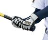 ZETT Impact Z Baseball Batting General Silver x Black Size L Gloves, Ambidextrous, Use, (1319), (BG19202B)