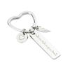 Mother's Day Love Mom Key Chains Holder Pendants Stainless Steel Heart-shaped Gift Accessories
