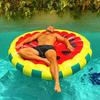 Надувной круг-сиденье в форме арбуза для взрослых, плавающий круг-шезлонг для бассейна