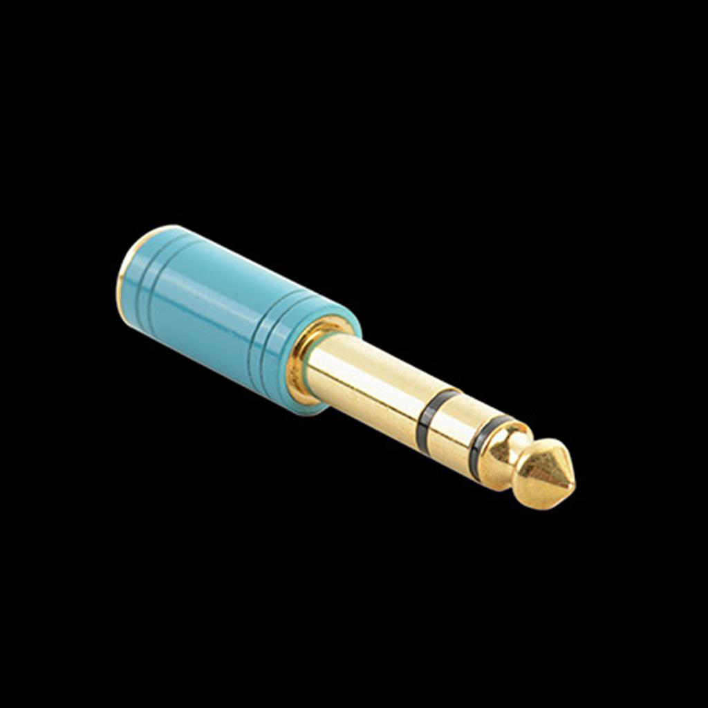 6,35 мм штекер на 3,5 мм гнездо для наушников аудио адаптер позолоченный стерео штекер аудио и видео адаптер микрофон