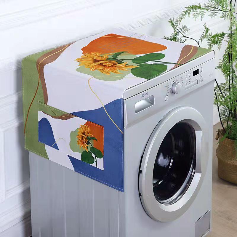 Чехол для стиральной машины, полотенце, пылезащитный чехол, водонепроницаемый маслостойкий чехол для домашнего холодильника, пылезащитный чехол для микроволновой печи