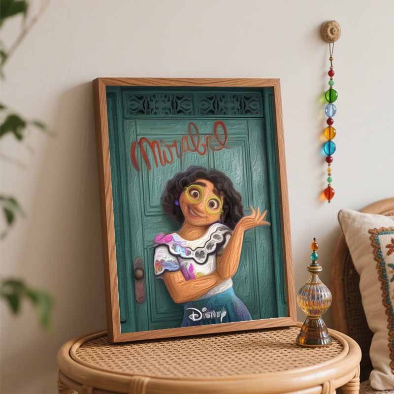Disney Mirabel Encanto oil painting art set handmade diy gift home decoration