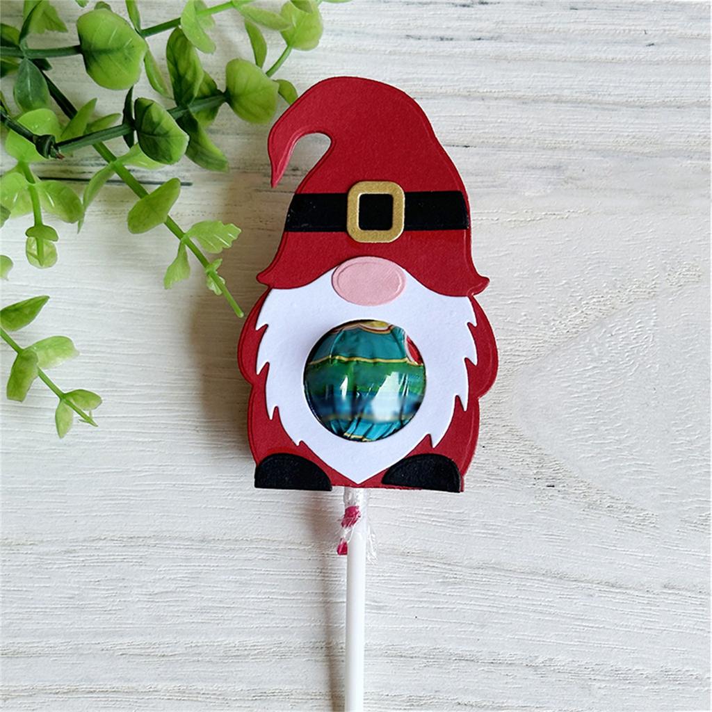 Рождественские леденцы Вырубные штампы Рождественские эмбоссирующие вырубные штампы для изготовления поздравительных открыток DIY Скрапбукинг Трафарет Форма