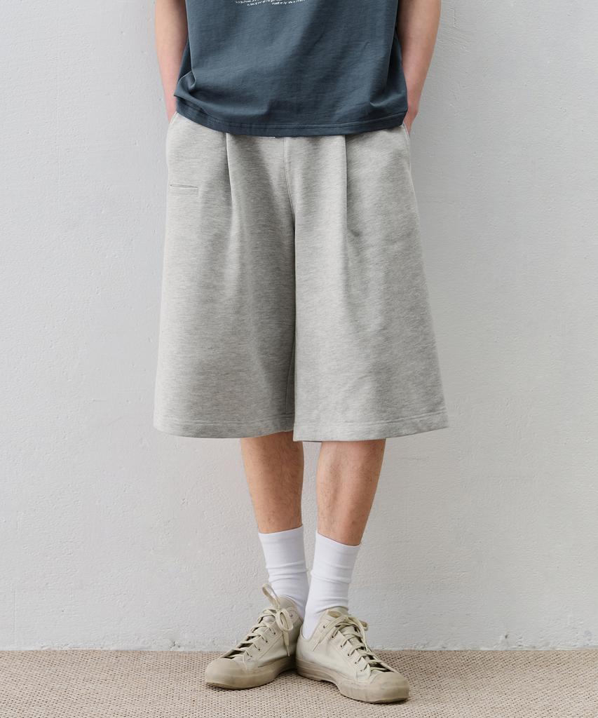 DRAW FIT Robust Long Bermuda Sweatpants [M.Grey]