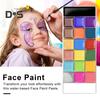20 Colors Face Paint Palette with 10 Brushes Face Painting Cream Halloween Christmas Cosplay Party Body Art Makeup Paste