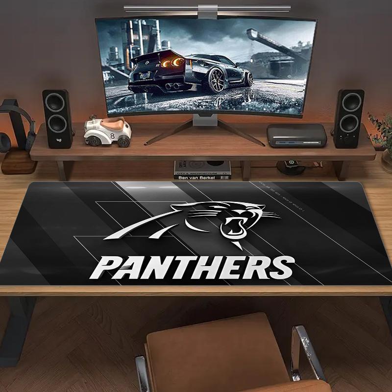 Carolina Panthers Mouse Pad Large Gaming Table Cushion Nonslip Laptop Tablet Big Mousepad Xxl Mat Mini Pc Playmat With Lock Edge