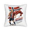 Erling Braut Haaland Norway  Square Pillow Case  Cushion Cover Awesome Decorative Throw Pillow Case Cover for Car cm