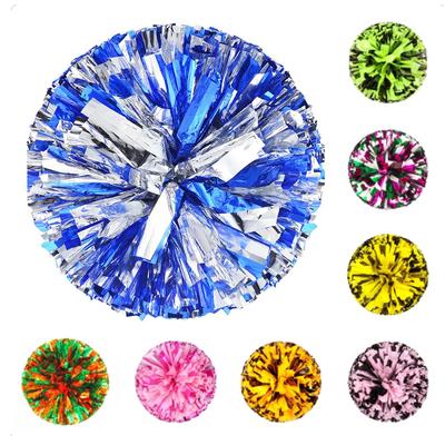 Красочные помпоны для черлидинга, шарики для поддержки пальцев, черные и синие, золотые, серебряные, красные, зеленые, танцевальные аксессуары для черлидинга