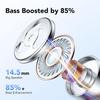 Беспроводные наушники Bluetooth 5.4, 60 часов воспроизведения, Спортивные наушники с заушиной, Глубокий бас, IPX7 Водонепроницаемые, Полноразмерные наушники для Android iOS, для тренировок