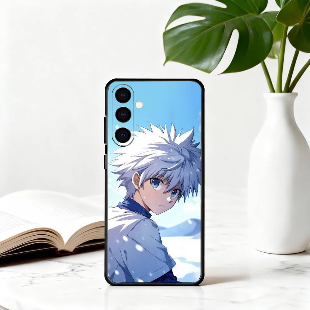 H-Hunter K-Killua Z-Zoldyck H-Hunter-KZ Чехол для телефона Черный Силиконовый Мягкий Для Samsung Galaxy A73,A72,A71,A70,A53,A52,A51
