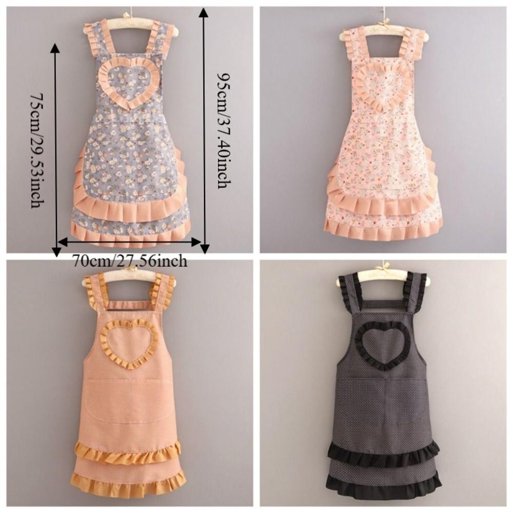 Wear-resistant Korean Style Apron Breathable Stylish Apron Comfortable Work Attire Apron Gardening