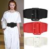 Big Belts for Women Waist Corset Belt Wide Elastic Cummerbunds Black Stretch Plus Size Belt Dress Fashion Ladies