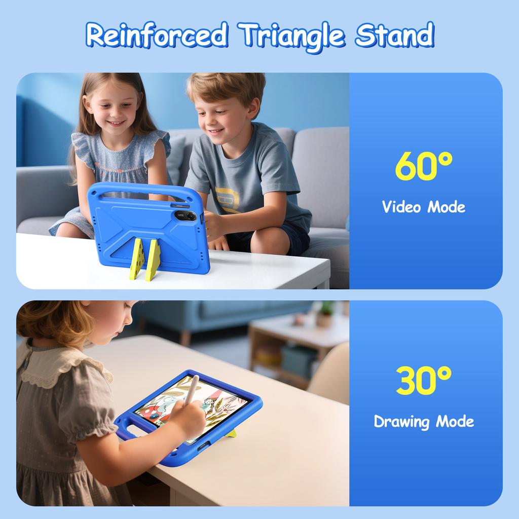 Чехол для планшета Xiaomi Redmi Pad 2 с подставкой DUX DUCIS Puff Series EVA Детский противоударный чехол