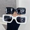 Trendy Square Sunglasses Women Men Retro Mirror Lens Stylish Sun Glasses Female Male Personality Colors
