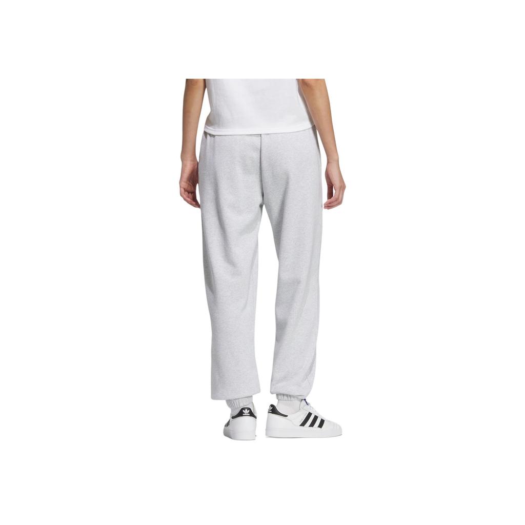 adidas Оригинальные спортивные брюки Vrct Jogger Fw24 со шнуровкой и манжетами, повседневные, со средней посадкой, женские брюки светло-серого цвета JX7068