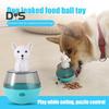 Интерактивная игрушка-головоломка для раздачи лакомств для собак, катящийся мяч, протекающая еда, медленная кормушка для домашних животных с мультяшной фигуркой для кошек и собак
