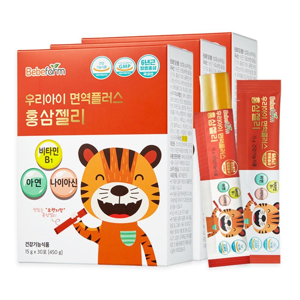 Bebefarm Our Child Immunity Plus Red Ginseng Jelly 30p 450g 3 pcs