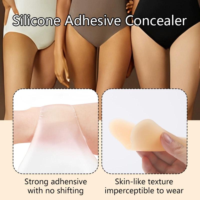 Concealer Panties Silicone Reusable for Swimsuit Underwear Camel Toe Leggings Privacy Invisible Self-Adhesive Seamless Camel Toe