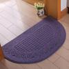 Nordic Cute Semi-Circular Non Slip Absorbing Outdoor Door Maters for Bathroom