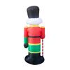 Christmas Inflatable Decor 2.4M Giant Santa Soldier with Lights Outdoor Holiday Decoration