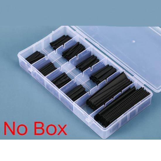 127/164/328/530шт 2:1 комплект термоусадочных трубок с изоляцией из полиолефина, набор проводов и термоусадочных трубок в ассортименте(Нет коробки)