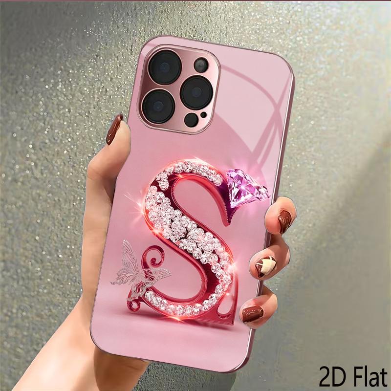 Защитная крышка для телефона Diamond S 2DFlat для iPhone17 18 16 15 14 13 12 11 Pro Max XS XR 8 7Plus, противоударная задняя крышка