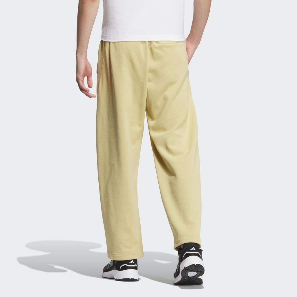 Adidas FW24 ST Теплые трикотажные джоггеры серии Удобные модные спортивные повседневные брюки мужские низы песочно-коричневого цвета JI8626