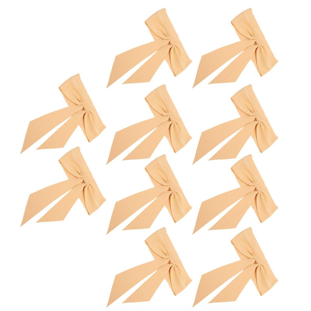 10pcs Chair Sashes Exquisite Reusable Chair Bows for Hotel Weddings Meetings Chair Decoration