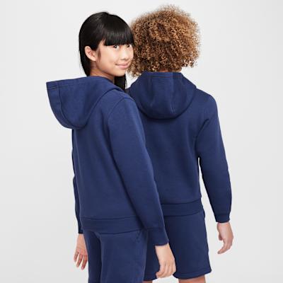 Nike Sweatshirt Midnight Marine Blue/White Teenagers Kids'