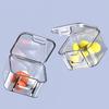 Monthly Pill Organizer Transparent Storage Box Food Grade BPA Free Large Capacity