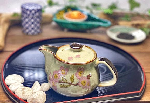 Kutani Small Somei Yoshino [чайник/чайник] [задняя фотография]