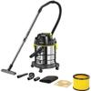 RYOBI - Aspirateur Eau Et Poussière 18V ONE+ - Cuve Inox 18 L - 11,4 kPa + Flexible 1,8 M & Accessoires - R18WDV-0