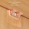 Fixed Shelf Support Bracket for Wardrobe and Cabinet, Load-Bearing Hook for Partitions, Layered Film Fixed Plate.