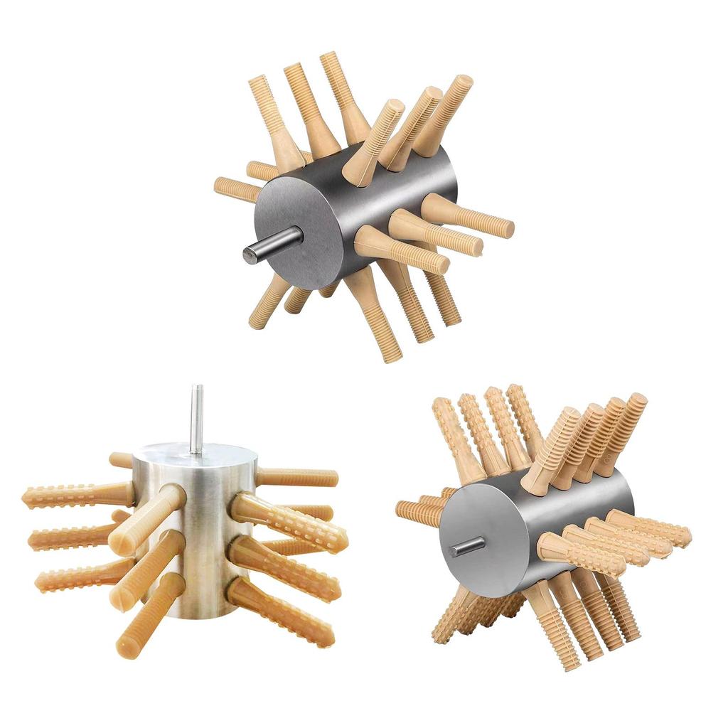 Chicken Feather Plucker Machine Semi Automatic Poultry Plucker Stable Labor Saving for Poultry Chicken Guinea Fowl Turkey Pigeon