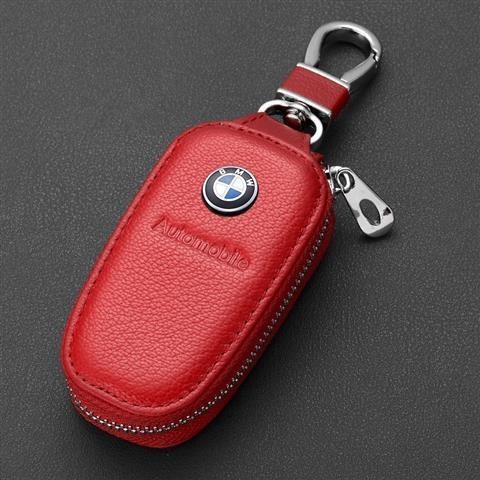DSJW3 Leather For BMW M E34 E36 E60 E90 E46 E39 E70 F10 F30 X5 X6 M3 M5 M6 E71 F01 F02 F87 Car Key Bag Multifunction Organizer Wallet
