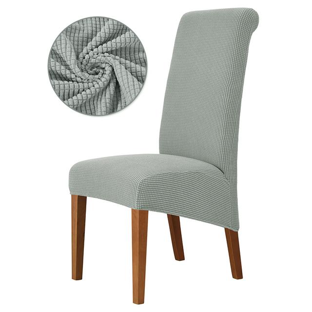 1 шт. эластичный чехол для стула размера Xl, чехлы для стульев большого размера, чехлы для сидений в европейском стиле с длинной спинкой для банкета в отеле