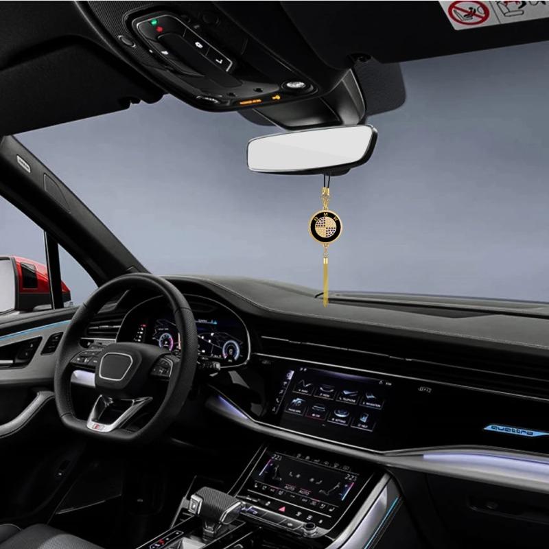 3D Металлическое Зеркало Заднего Вида Автомобиля Подвеска Украшение Аксессуары Для BMW M E46 E90 E60 F30 E39 F10 X1 X3 E87 E36 Performance