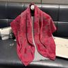 Fashion 90 Square Scarf Women'S Thousand Bird Grid Scarf Middle Eastern Headscarf Versatile Day Silk Cotton Silk Scarf Retro