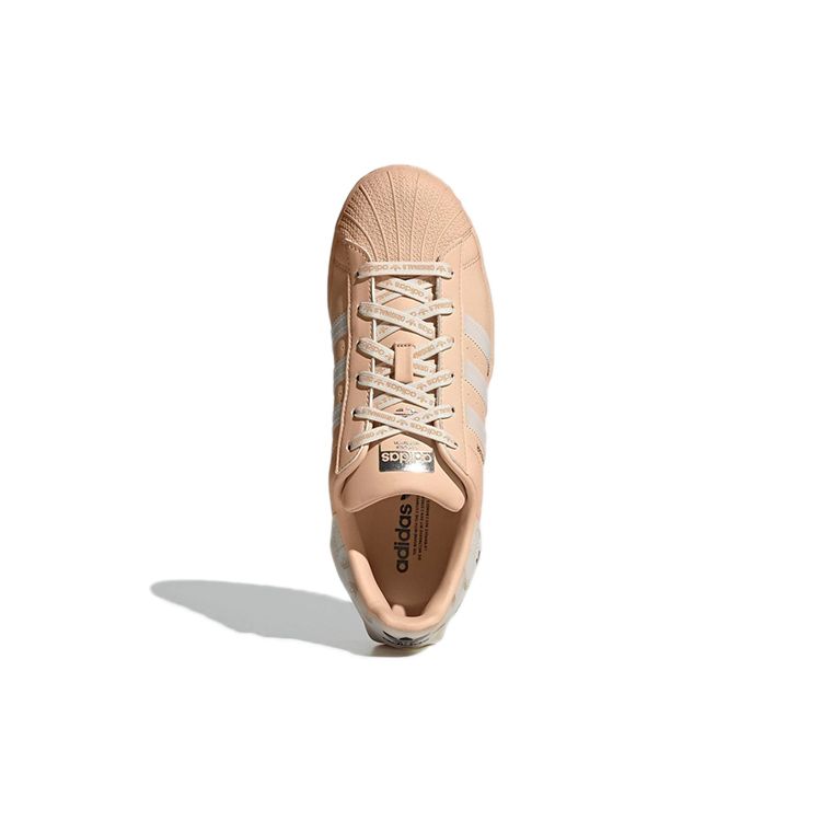 adidas Оригинальные кроссовки Superstar с низким верхом, унисекс, цвет лотосово-розовый, GX2973