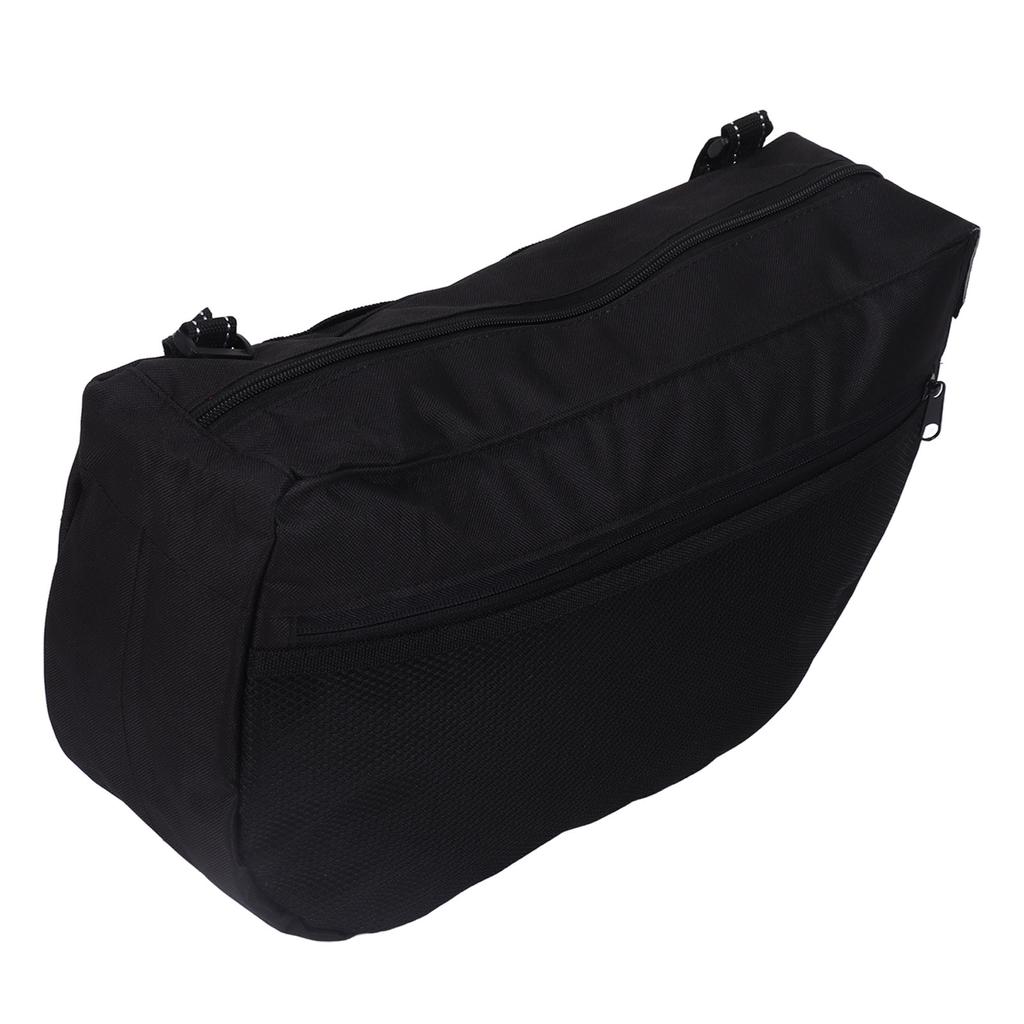 Боковая сумка-седло для коляски с регулируемым ремнем, предотвращающая скольжение, водонепроницаемый органайзер для детской коляски с карманом для путешествий