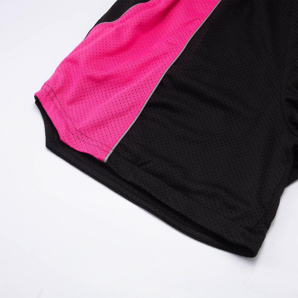 Puma X Lamelo Collaboration Color Block Lace-Up Mid Rise Casual Shorts Men shorts Black Bright-Pink 623288-01