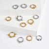 1PC Skull Vine Design Septum Clicker Ring Heart Zircon Body Piercing Jewelry  Nose Piercing