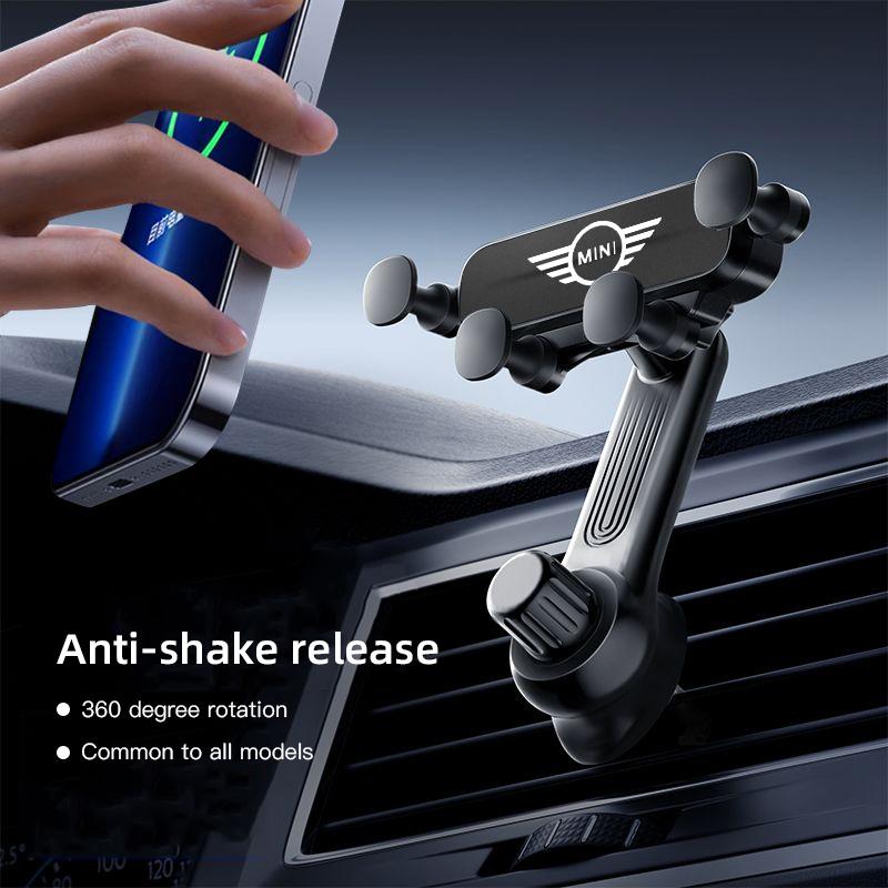 Gravity Car Phone Holder Air Vent Mount Cell Phone Holder For MINI Cooper JCW Countryman Clubman Cabrio Paceman Coupe Roadster djpxh44