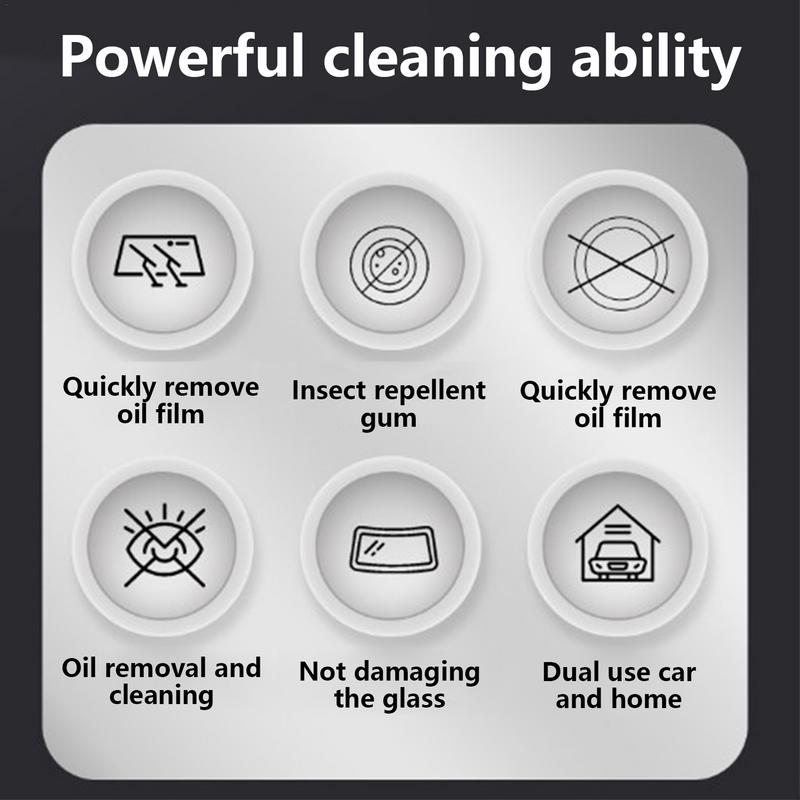 Car Glass Polishing Kit Safe 80g Efficient Glass Polishing Kit Glass Scratch Remover Gentle Deep Scratch Remover For Windscreen