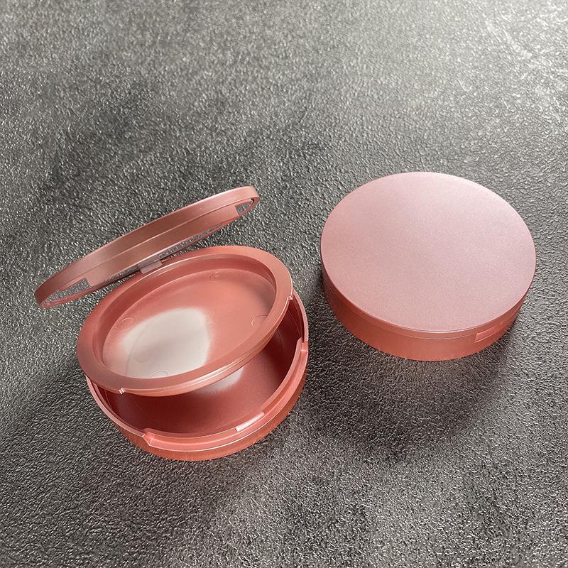 Rouge Box Портативный пустой компактный контейнер для пудры Упаковка для макияжа Высокая легкая пудра Компактная коробка для румян «сделай сам» с зеркалом