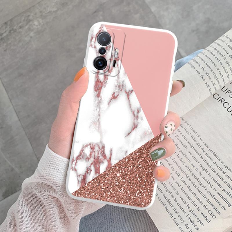 Marble Pattern Phone Case For Xiaomi 11T Pro Mi11T Pro Protective Cover Case Soft Silicone Funda For Xiaomi Mi 12T 13T TPU Coque
