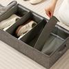 Коробка для хранения под кроватью с разделителями 60 x 33 x 15 см Прозрачное окно Водонепроницаемый органайзер для обуви одежды
